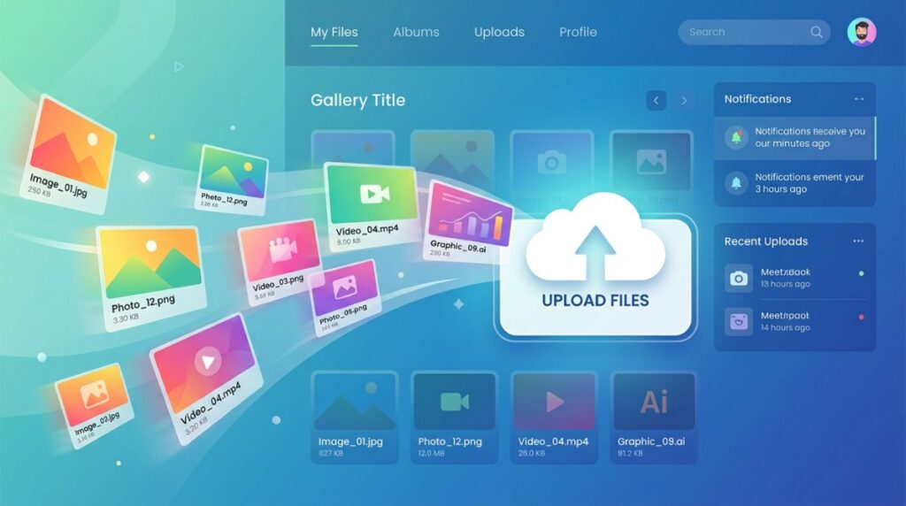 adding optimized media images in wordpress builder