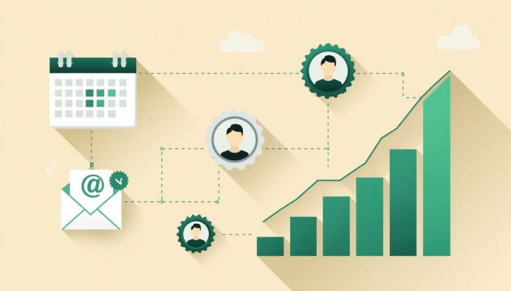 Automated marketing calendar and e-commerce tracking workflows