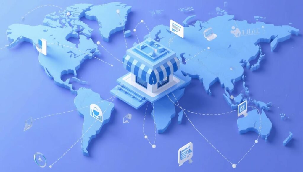 E-commerce platforms like Etsy and Gumroad to sell digital assets
