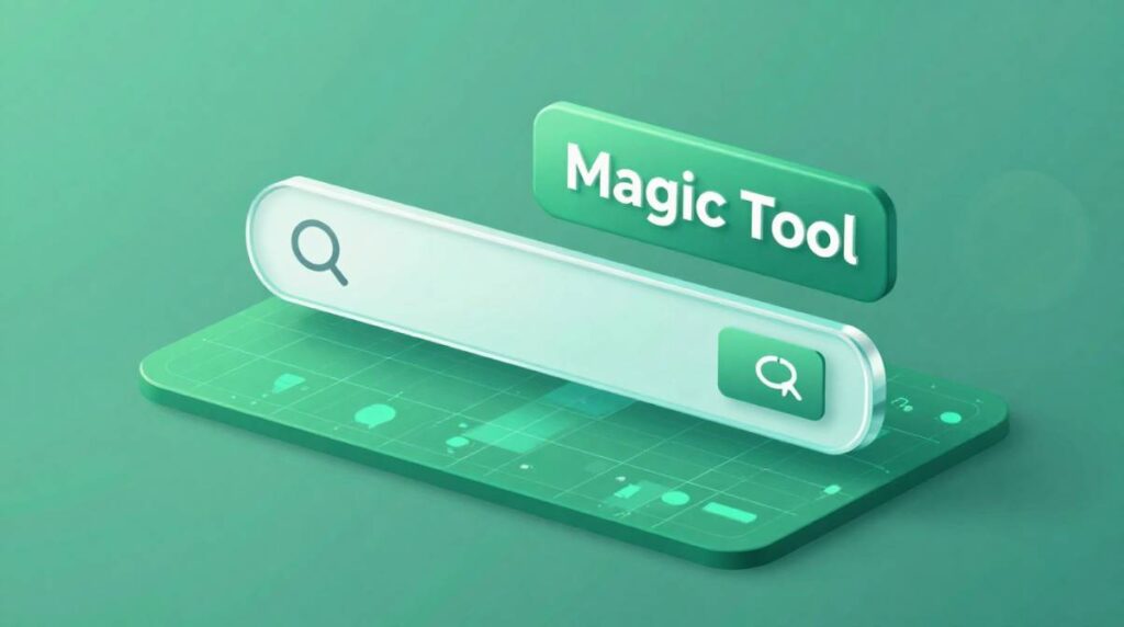 navigating the semrush keyword magic tool interface