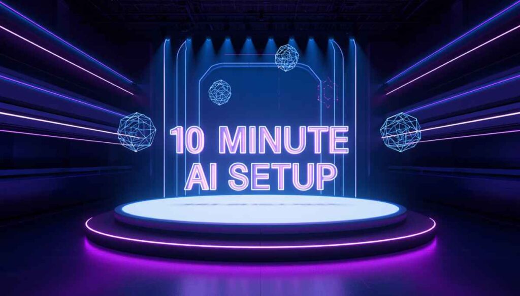 bluehost website builder 10 minute AI setup workflow