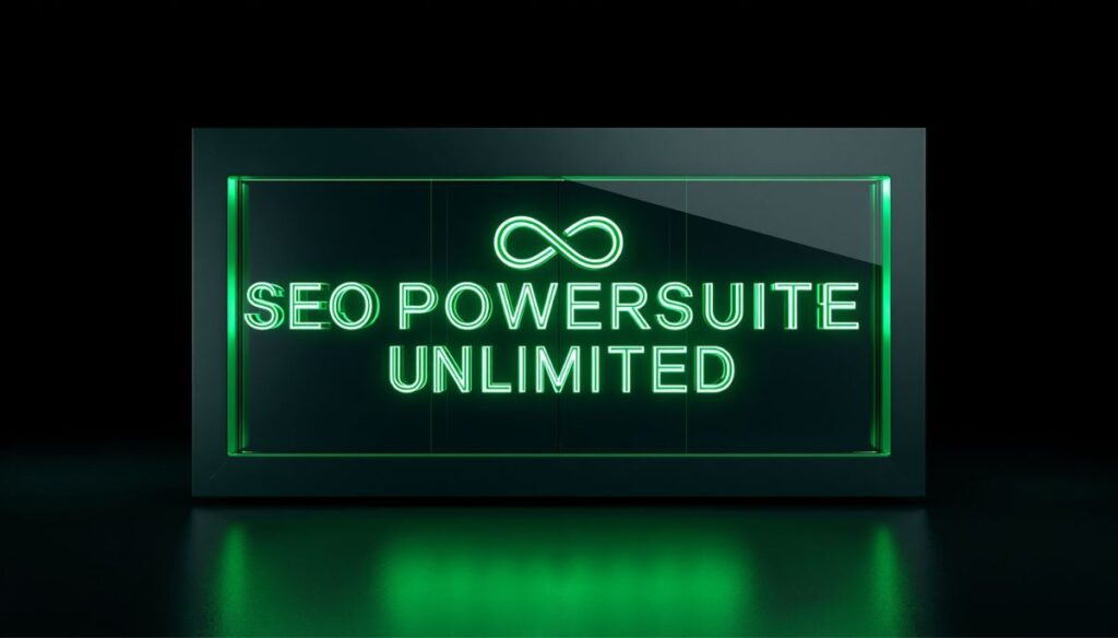 SEO PowerSuite desktop platform offering unlimited rank tracking and site audits