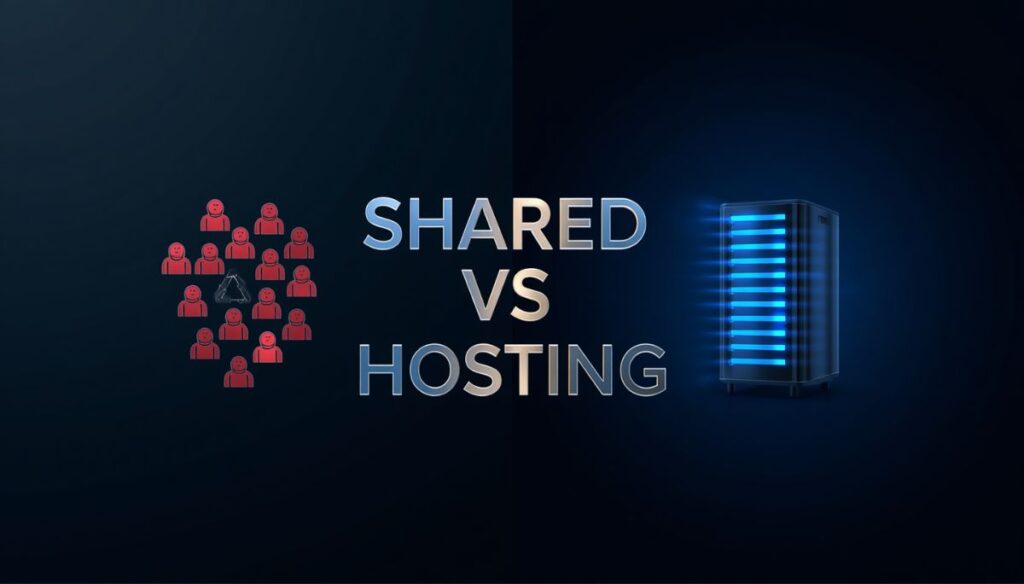 Bluehost VPS hosting vs shared web hosting performance comparison