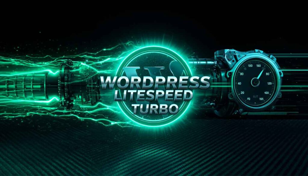 Hostinger website WordPress setup with LiteSpeed cache acceleration