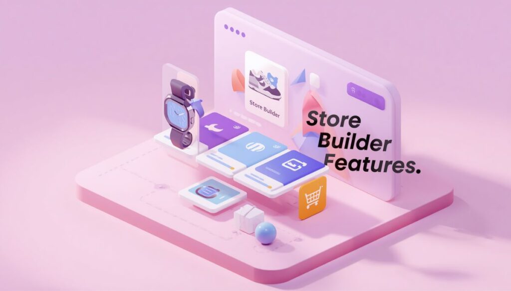godaddy ecommerce plan store builder and product management features
